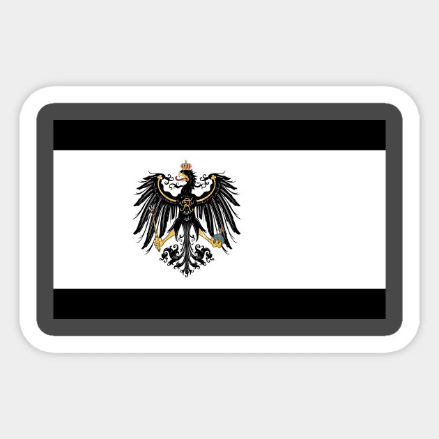 Flags of the world: Prussian Flag Sticker by Flags of the World